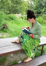 Load image into Gallery viewer, Patchwork Gypsy Skirt w/Pocket Purse
